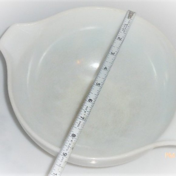Pyrex MIXING BOWL Milk 2.5 QT Glass Bowl Serving Bowl Pyrex Ovenware # 443 U.S.A - Picture 3 of 7